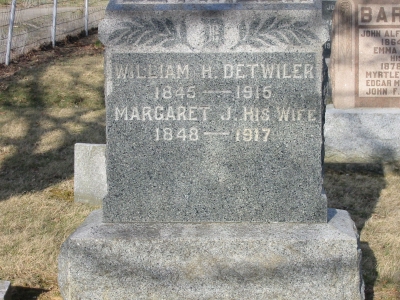 William H. Detwiler, Margaret J. Detwiler